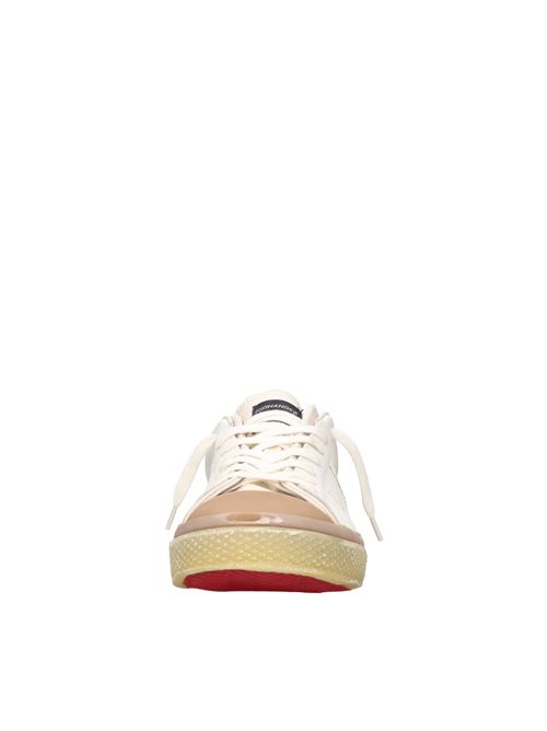 Sneakers in pelle e tessuto HIDNANDER | STARLESSS LOW HD1MS600 610BIANCO-BEIGE-BLU